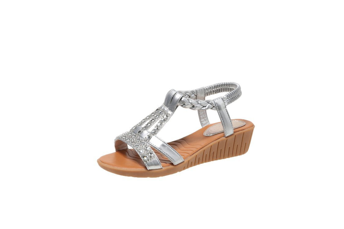 Kira™ - Stijlvolle Orthopedische Sandalen met Siersteentjes