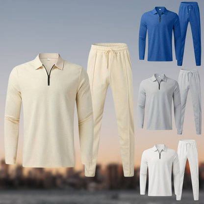 Truman™ - Stijlvolle Jogger Set met Wafelmotief