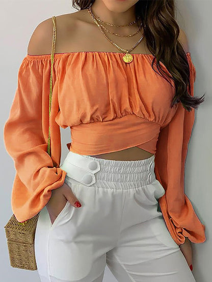 Boho Off-Shoulder Blouse