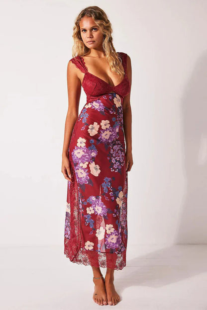 Strand Floral Maxi Jurk