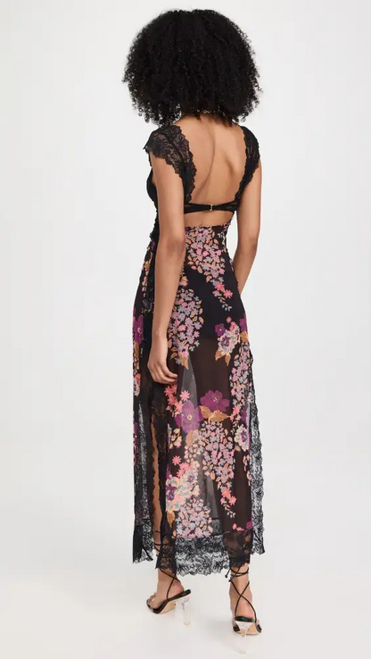 Strand Floral Maxi Jurk