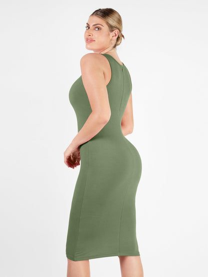 Ingebouwde Shapewear - Mouwloze Lounge Jurk